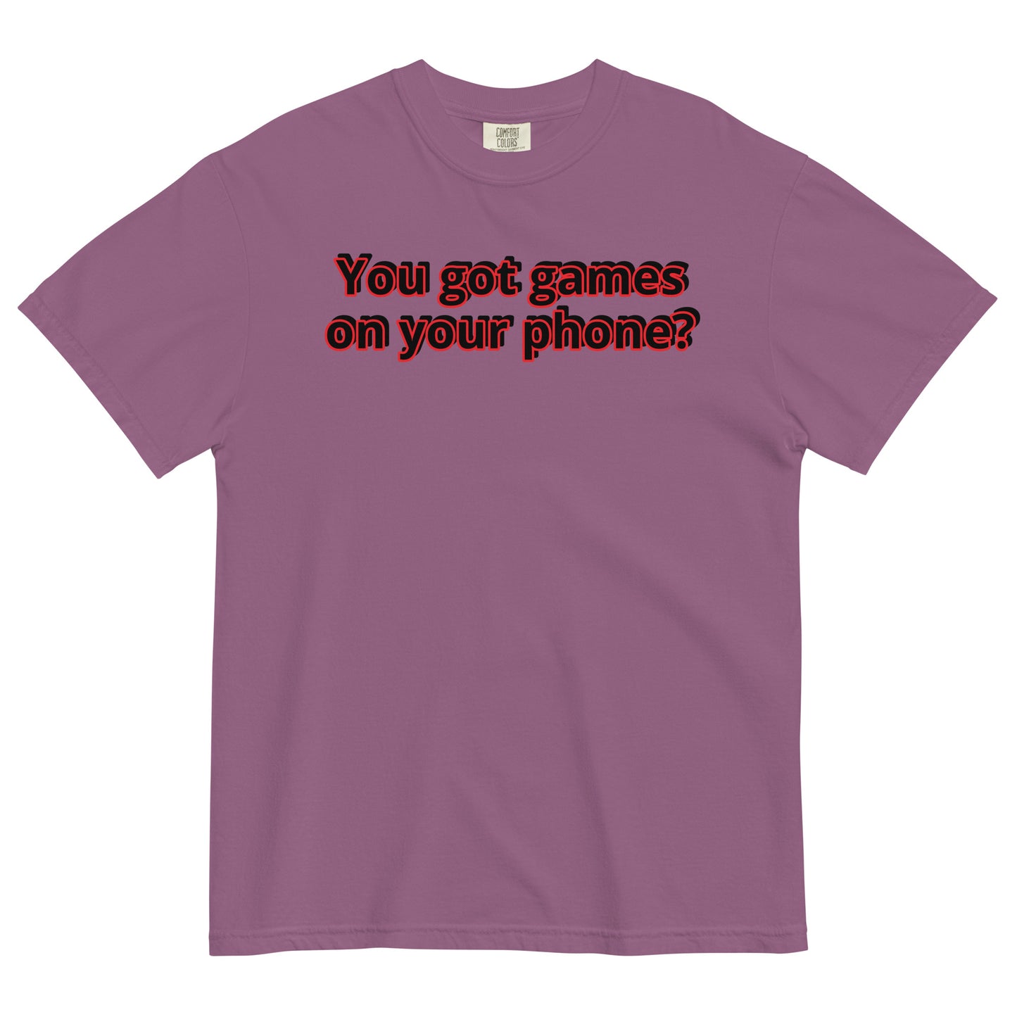 Custom heavyweight t-shirt