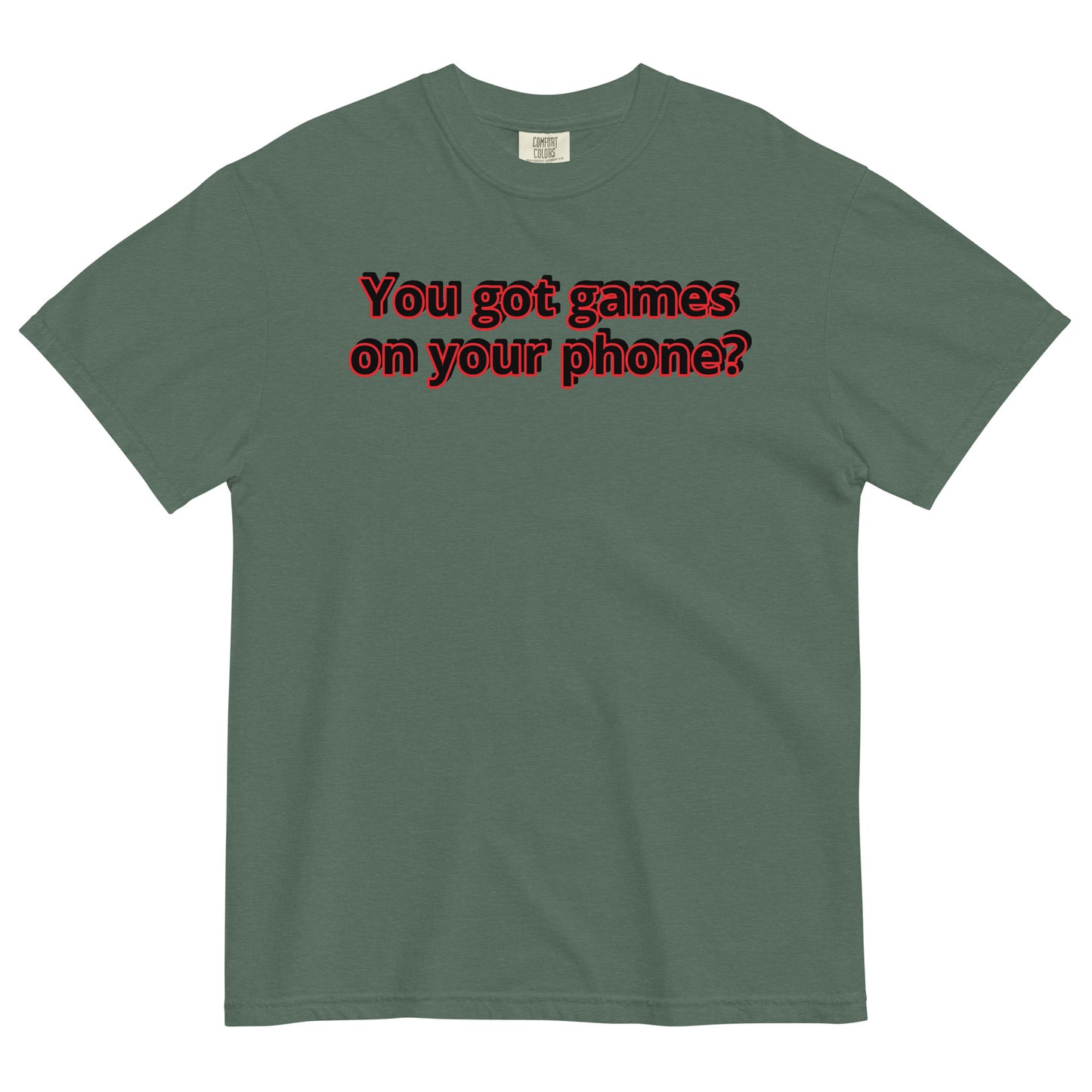 Custom heavyweight t-shirt