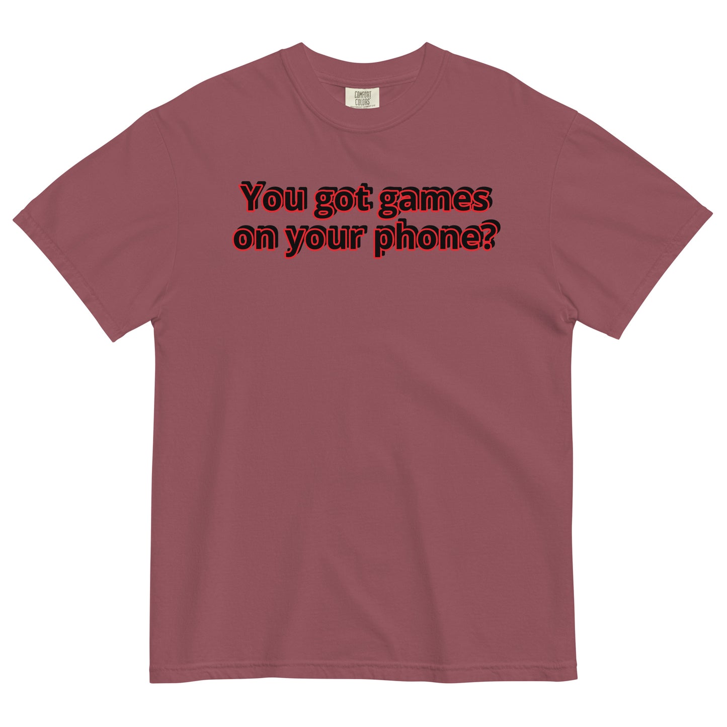 Custom heavyweight t-shirt