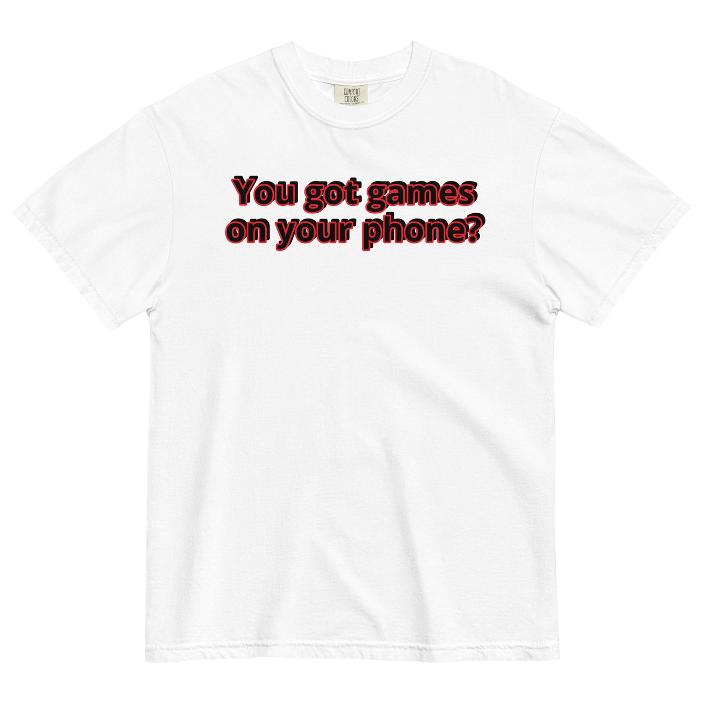 Custom heavyweight t-shirt